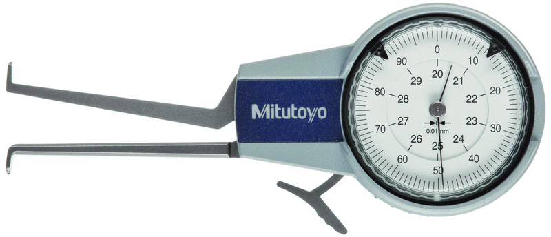 5 - 15mm Measuring Range (0.01mm Grad.) - Dial Caliper Gage - #209-301 - Exact Industrial Supply