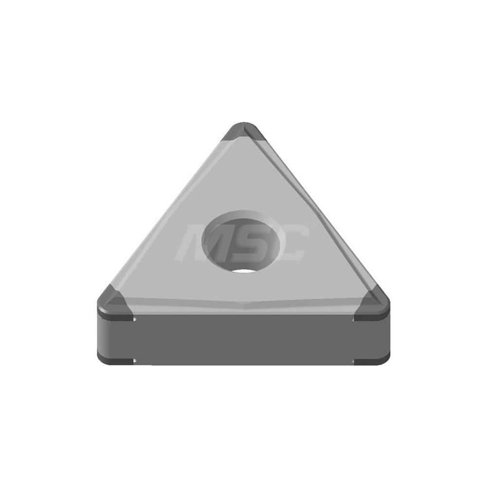 Turning Insert:  6QP-TNGG333-HM BXA40,  Polycrystalline Cubic Boron Nitride TiAlN Finish,  Neutral,  3/8″ Inscribed Circle,  0.0470″ Corner Radius,  60.0 &deg N/A Triangle,  Series  TNGG