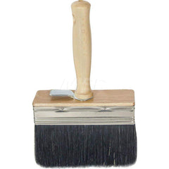 Paint Brush: Horse Hair, Natural Bristle Wood Handle, for Latex Flat & Oil