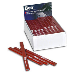 Carpenter Pencils; Type: Carpenter Pencil; Material: Lead; Color: Black; Tip: Medium; Material: Lead