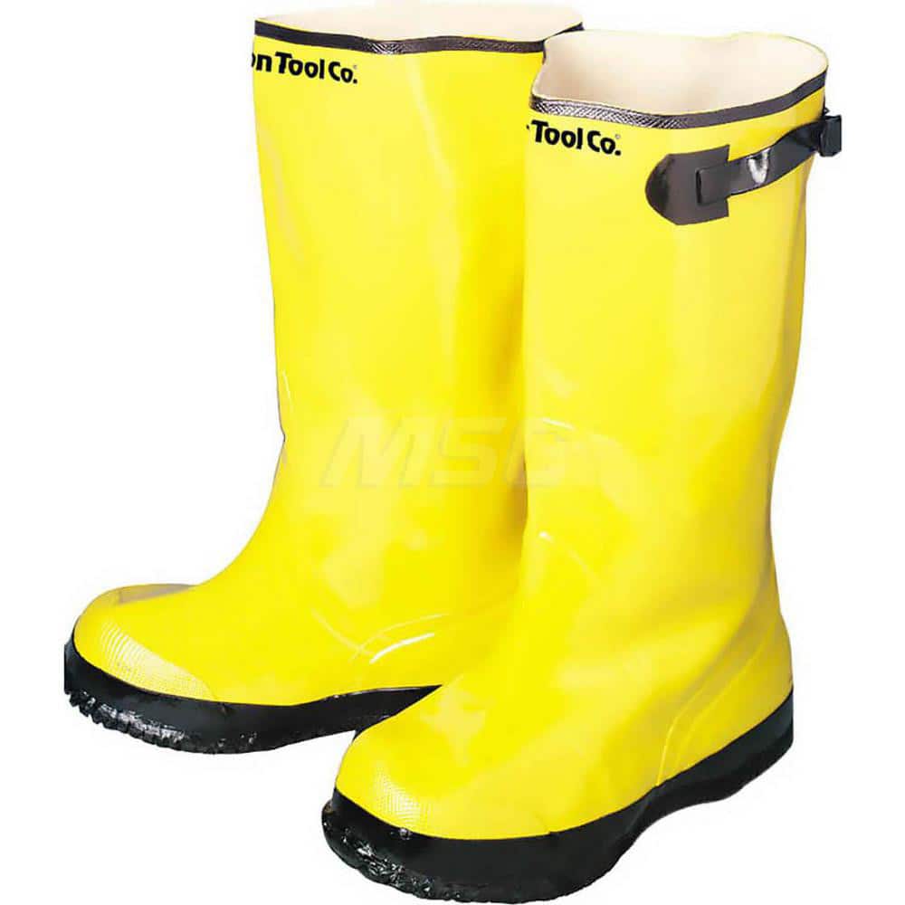 Work Boot: Size 17, 17″ High, Rubber, Reinforced Toe Yellow, Standard Width