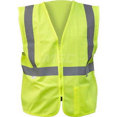 High Visibility Vest: Medium & Large Zipper Closure