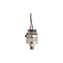 Pressure, Vacuum & Compound Switches; Type: Miniature Pressure Switch; Compact, Cylindrical Pressure Switch; Thread Size: 1/8; Voltage: 250VAC / 30VDC; Thread Type: NPT Male; Amperage: 5.0000; Electrical Connection: 1/4in Male Spade Terminals; Wetted Part