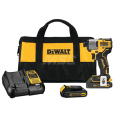Cordless Impact Driver: 20V, 1/4″ Drive, 3,200 RPM Variable Speed, 2 Lithium-ion Battery Included