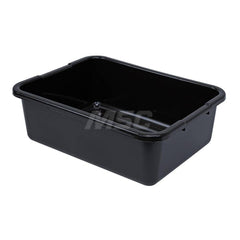 Cans, Pails & Tubs; Product Type: Tub; Volume Capacity Range: 0 - 9.5 gal; Body Material: Polypropylene; Volume Capacity: 9.5; Opening Type: Open Head; Color: Black; Product Type: Tub; Material: Polypropylene; Volume Capacity (Gal.): 9.5; Color: Black