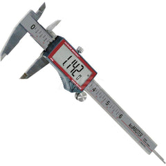 Electronic Caliper: 0.0010″ Resolution 0.0010″ Accuracy, Stainless Steel Caliper, Steel Jaws