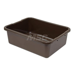 Cans, Pails & Tubs; Product Type: Tub; Volume Capacity Range: 0 - 6.8 gal; Body Material: Polypropylene; Volume Capacity: 6.8; Opening Type: Open Head; Color: Brown; Product Type: Tub; Material: Polypropylene; Volume Capacity (Gal.): 6.8; Color: Brown