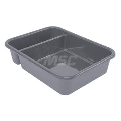 Cans, Pails & Tubs; Product Type: Tub; Volume Capacity Range: 0 - 11.3 gal; Body Material: Polypropylene; Volume Capacity: 11.3; Opening Type: Open Head; Color: Gray; Product Type: Tub; Material: Polypropylene; Volume Capacity (Gal.): 11.3; Color: Gray