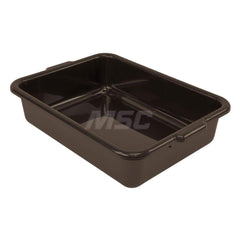Cans, Pails & Tubs; Product Type: Tub; Volume Capacity Range: 0 - 11.3 gal; Body Material: Polypropylene; Volume Capacity: 11.3; Opening Type: Open Head; Color: Brown; Product Type: Tub; Material: Polypropylene; Volume Capacity (Gal.): 11.3; Color: Brown