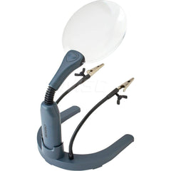 Handheld Magnifiers; Mount Type: Stand; Handheld; Maximum Magnification: 2x; Number Of Magnification Levels: 1; Lens Shape: Round; Focal Distance: 9.8 in; Lens Diameter: 4.28 in; Focal Distance (Inch): 9.8 in; Lens Diameter (mm): 4.28 in; Lens Diameter (D