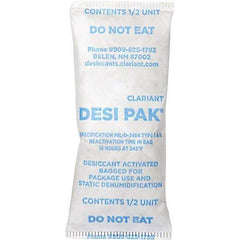 Armor Protective Packaging - Desiccant Packets Material: Clay Packet Size: 1/2 oz. - Exact Industrial Supply