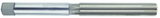 19/32 Dia-HSS-Straight Shank/Straight Flute Hand Reamer - Exact Industrial Supply