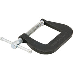 Series 50 Super Junior C-Clamp–1 3/8″ Throat Depth, 3″ Maximum Opening - Exact Industrial Supply