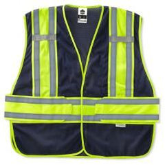 8240HL-NC XL/2XL NAVY 2-TONE VEST - Exact Industrial Supply