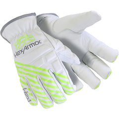 Goatskin Leather Glove with Foam Impact Padding, Size XL