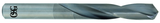 18 Carbide Slow Spiral Jobber Drill - Bright - Exact Industrial Supply