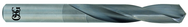 V Carbide Slow Spiral Jobber Drill - Bright - Exact Industrial Supply