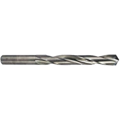 0.35 mm Dia. × 0.35 mm Shank × 4 mm Flute Length × 26 mm OAL, 5xD, 118°, Uncoated, 2 Flute, Solid Carbide Drill - Exact Industrial Supply
