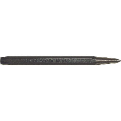 Prick Punch - Prick Punch - 1/4″ Hex Stock × 4″ Overall Length - Exact Industrial Supply