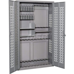 Gun Cabinets & Accessories; Type: Weapon Rack; Width (Inch): 42; Depth (Inch): 15; Height (Inch): 72; Type of Weapon Accomodated: M16; M4; M9; Gun Capacity: 18; Color: Stealth; Battleship Gray; Desert Sand