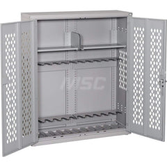 Gun Cabinets & Accessories; Type: Weapon Rack; Width (Inch): 42; Depth (Inch): 15; Height (Inch): 50; Type of Weapon Accomodated: M16; M4; Gun Capacity: 12; Color: Stealth; Battleship Gray; Desert Sand