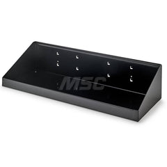 Peg Board Accessories; Type: Pegboard Shelf; For Use With: LocBoard; Color: Black