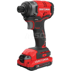 Cordless Impact Wrench: 20V, 1/4″ Drive, 3,500 BPM, 2,800 RPM 1 V20 Battery Included, Charger Included