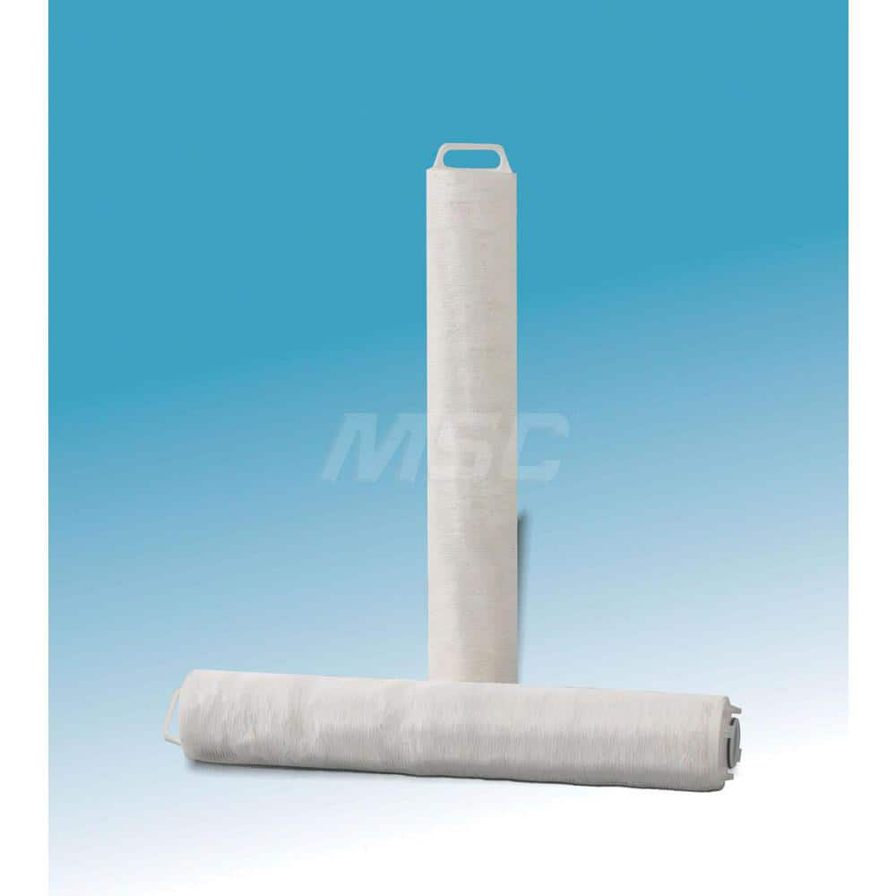 Plumbing Cartridge Filter: 6″ OD, 40″ Long, 25 micron, Polypropylene Reduces Particulate