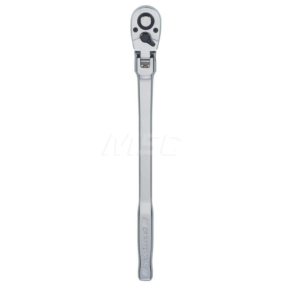 Ratchet: 1/2″ Drive, Pear Head 72 Gear Teeth, Full Polish Finish