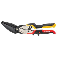 Aviation Snips: 3″ LOC, Steel Blades Use with HVAC, Straight, High Carbon Steel Handle