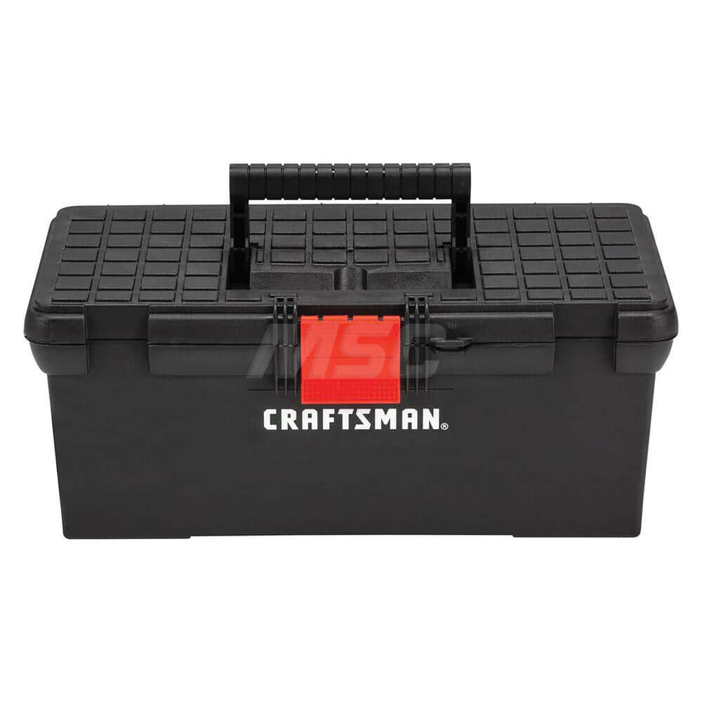 Plastic Tool Box: 16″ OAW, 16″ OAD 4 lb Capacity