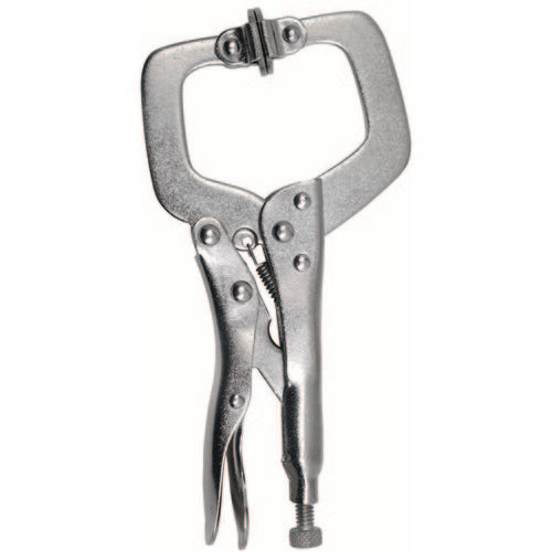 LOCKNG C-CLAMP W/SWIVEL PAD 11″ - Exact Industrial Supply