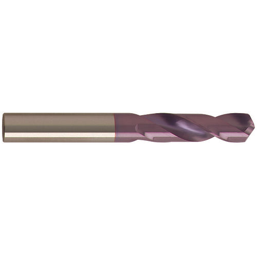3/32″ Dia. × 3/32″ Shank × 14 mm Flute Length × 43 mm OAL, 3xD, 118°, nano-FIREX, 2 Flute, External Coolant, Round Solid Carbide Drill - Exact Industrial Supply