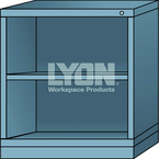 Bench-Standard Cabinet - Base Shelf - Adjustable Shelf - 30 x 28-1/4 x 33-1/4" - Exact Industrial Supply