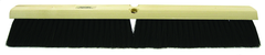 18" - Black Fine Sweeping Broom Without Handle - Exact Industrial Supply