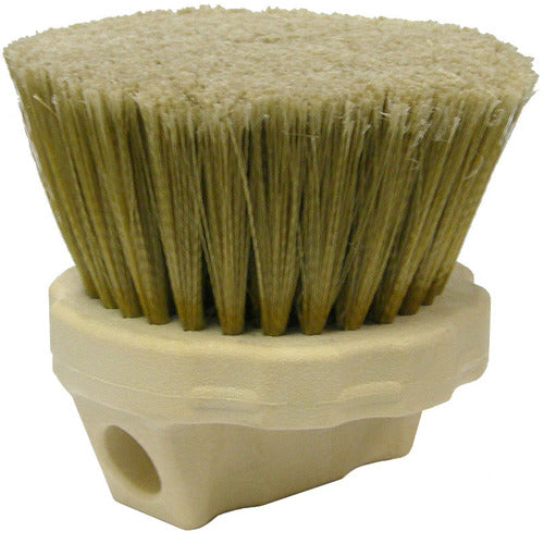 4-1/2″ Round Window Brush, Flagged Gold Polystyrene Fill - Exact Industrial Supply