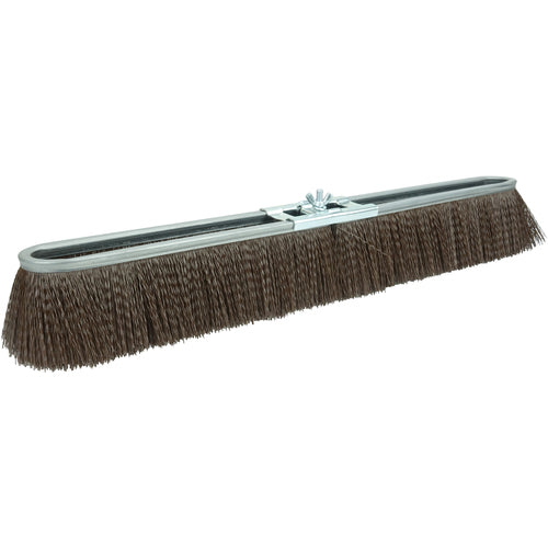 18″ Vortec Pro Coarse Sweep Strip Broom, Brown Polypropylene Fill - Exact Industrial Supply