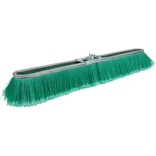 24″ Vortec Pro Fine Sweep Strip Broom, Green Polypropylene Fill - Exact Industrial Supply