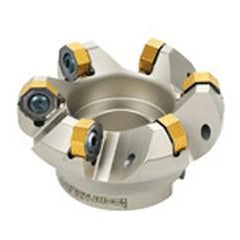 Heli Do Indexable Face Mill-2.5" Dia; 1" Bore Dia - Exact Industrial Supply