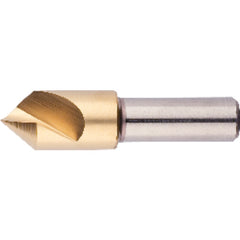 1/4″ Cutting Dia. 1/4″Shank Dia, 1 Flute, 82 Degrees, HSSCo Countersink Series/List #1754 - Exact Industrial Supply