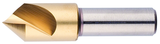 1-1/4" Size-1/2 Shank-60°-HSS Single Flute Countersink - Exact Industrial Supply