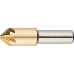 1/4″ Cutting Dia. 1/4″Shank Dia, 6 Flute, 60 Degrees, HSSCo Countersink Series/List #1755 - Exact Industrial Supply