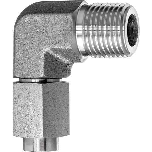 Value Collection - Metal Flared Tube Fittings Type: Male Elbow Flared Degrees: 37 - Exact Industrial Supply