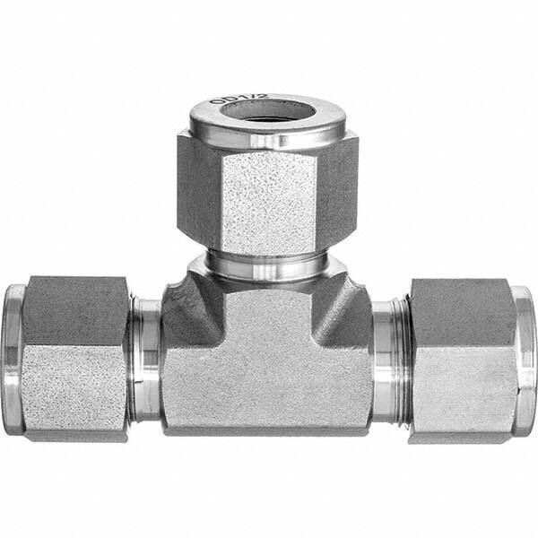 Value Collection - Metal Compression Tube Fittings Type: Union Tee End Connections: Comp x Comp x Comp - Exact Industrial Supply