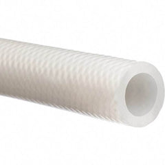Value Collection - 3/8" ID x 11/16" OD, 10' Long, Silicone Reinforced (FDA) Tube - Clear, 215 Max psi, -100 to 440°F - Exact Industrial Supply