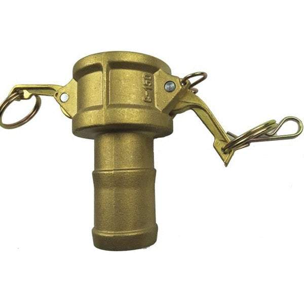 Value Collection - Suction & Discharge Hose Couplings Type: Cam & Groove Coupling Descriptor: Female Coupler Hose Shank - Exact Industrial Supply