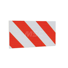 Traffic Barricades; Type: Type I & II; Barricade Height (Inch): 12; Material: Plastic; Barricade Width (Inch): 24; Reflective: Yes; Compliance: None; Color: White; Additional Information: Reflective Strip Direction: Left Strip On One Side Of The Board; Re