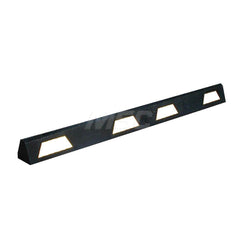 Speed Bumps, Parking Curbs & Accessories; Type: Car Stop; Length (Inch): 72; Width (Inch): 6; Height (Inch): 4.5; Color: Black; Material: Recycled Rubber
