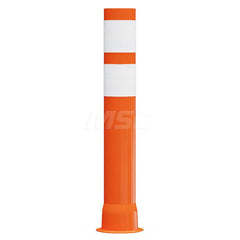 Traffic Barrels, Delineators & Posts; Type: Open Top Delineator; Material: Polyethylene; Reflective: Yes; Base Needed: Yes; Width (Inch): 4-5/8; Additional Information: Series: 6828; Sheeting Grade: Diamond; Stripe Color: White; Post Diameter: 4 in; Numbe