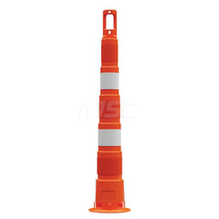 Traffic Barrels, Delineators & Posts; Type: Channelizing Cone; Material: Polyethylene; Reflective: Yes; Base Needed: Yes; Height (Inch): 50.4; Width (Inch): 7-3/4; Additional Information: Sheeting Grade: Engineer; Series: 650R1; Dimensions: 42 in Without